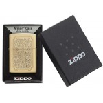 Zippo šķiltavas 29436 High Polish Brass Eccentric