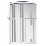 Кликните для увеличения Foto Zippo šķiltavas 350 High Polish Chrome Stripes
