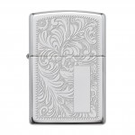 Zippo šķiltavas 352 High Polish Chrome Finish Venetian®