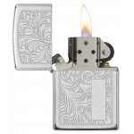 Zippo šķiltavas 352 High Polish Chrome Finish Venetian®