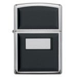 Zippo šķiltavas 355 High Polish Chrome Black Ultralite