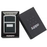 Zippo šķiltavas 355 High Polish Chrome Black Ultralite