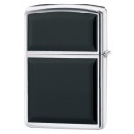 Zippo šķiltavas 355 High Polish Chrome Black Ultralite