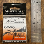Griezulis Mistrall - Rolling swivel 2x (#14, 4kg, 10gab.), AM-8321014