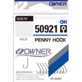 Āķi Owner PENNY HOOK BLACK CHROME №10, 50921-10