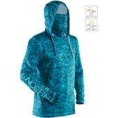 Krekls Norfin SUN PRO MARLIN HOODIE Green, 13220