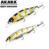 Vobleris AKARA «Best Minnow» 100 SP (100mm, 0.0-2.0m, 15gr), BM100SP-A106