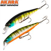 Vobleris AKARA «Best Minnow» 100 SP (100mm, 0.0-2.0m, 15gr), BM100SP-A206