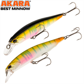 Vobleris AKARA «Best Minnow» 100 SP (100mm, 0.0-2.0m, 15gr), BM100SP-A210