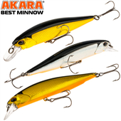 Vobleris AKARA «Best Minnow» 110 SP (110mm, 0.0-2.0m, 17gr), BM110SP17-A23/59