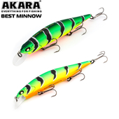 Vobleris AKARA «Best Minnow» 110 SP (110mm, 0.0-2.0m, 17gr), BM110SP-A107