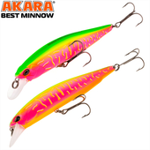 Vobleris AKARA «Best Minnow» 110 SP (110mm, 0.0-2.0m, 17gr), BM110SP-A207
