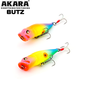 Vobleris AKARA «Butz» 65 F (65mm, top water, 8gr), B65F-A126