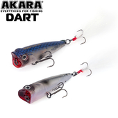 Vizulis Akara popper «Dart» 50 F (50mm, 4gr, Top Water), D50F-A51