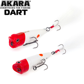 Vizulis Akara popper «Dart» 50 F (50mm, 4gr, Top Water), D50F-A114