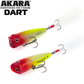 Vizulis Akara popper «Dart» 50 F (50mm, 4gr, Top Water), D50F-A138