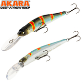Vobleris AKARA «Deep Arrow» 90 SP (2.0-2.5m, 12g, 90mm), DA90SP-A106