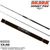 Makšķerkāts AKARA «Target Pike H» 2X 254cm 60-170gr, 842H-257
