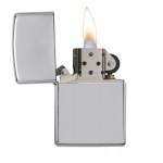 Zippo šķiltavas 250 High Polish Chrome