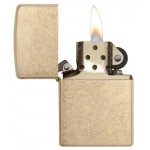 Zippo šķiltavas 28496 Armor Tumbled Brass