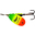 Vizulis rotiņš Mepps Nr.4 Aglia Fluo firetiger, 3603406